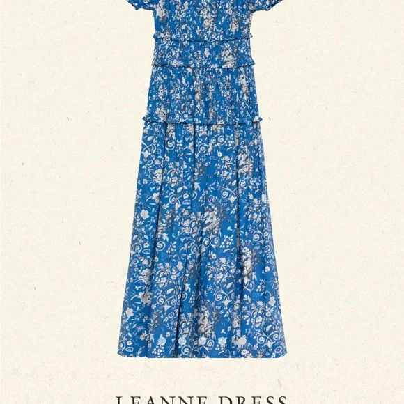 Doen | Dresses | Nwt Doen Blue Puff Sleeve Sundress | Poshmark